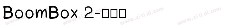 BoomBox 2字体转换